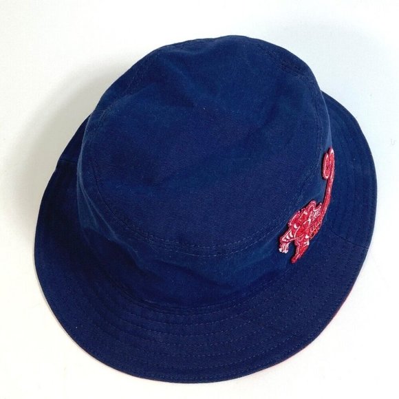 DIOR Embroidery Taiga patch Kenny scharf Bucket hat cotton blue main image 9